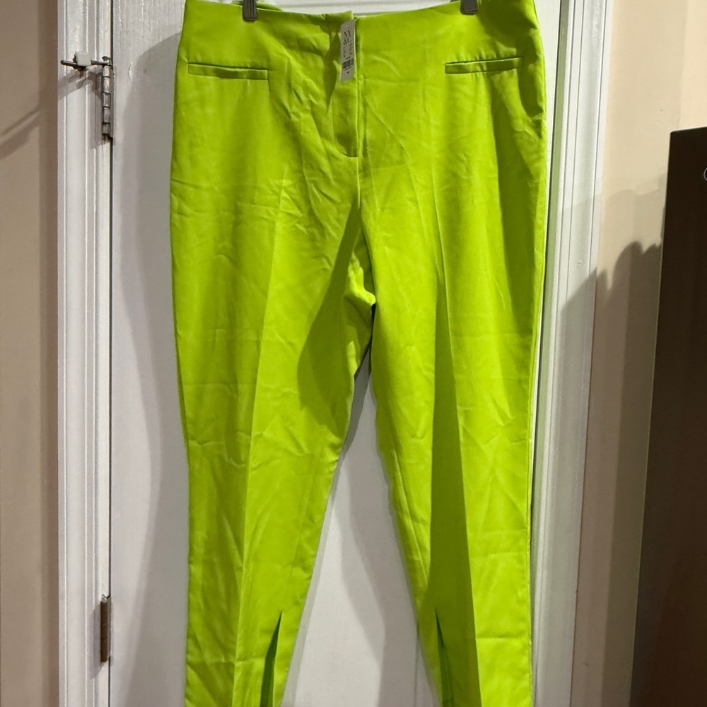 New York & Company Neon Green Trousers